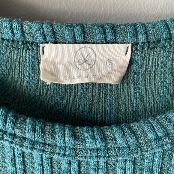 Liam & Co - twist front green sweater - Picture 9 of 10
